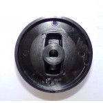 Κουμπί μαύρο Φ70mm άξονας 6.5X8mm βακελίτη