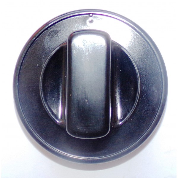 Κουμπί μαύρο Φ70mm άξονας 8X10mm βακελίτη